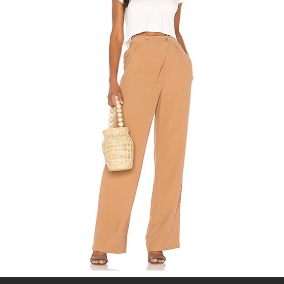 L'Academie Pants - NWT L’Academie Midtown Pants in Tan Sz S